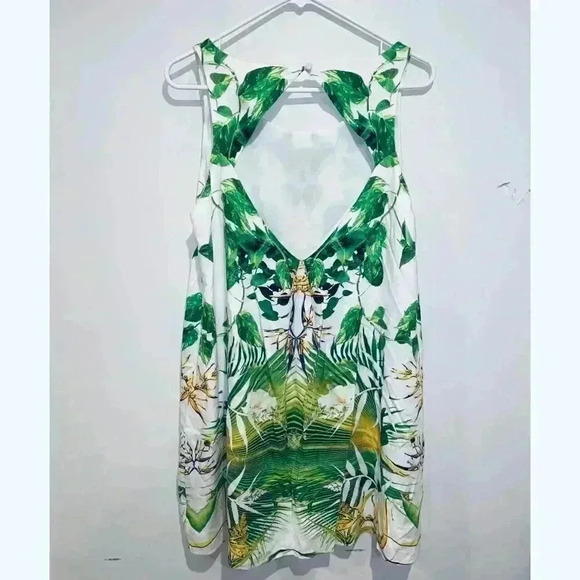 Alice & Olivia Trina Tropical Cutout Back Dress - Picture 5 of 5